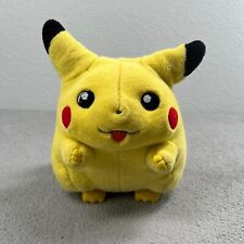 Vintage 90s Pokemon Fat Pikachu 11” Plush Nintendo Cute Stuffed Animal Rare picture