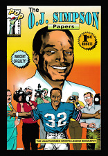 The OJ Simpson Papers #1 (Lot of 2) Flip Cover 1st Print POP Comics 1995 picture