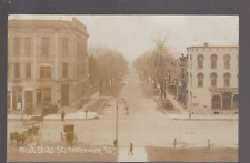 Centerville IOWA RPPC 1908 MAIN STREET STORES nr Corydon Bloomfield Albia #2 picture