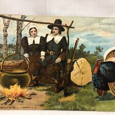 Vintage 1903 Thanksgiving Greetings Postcard picture