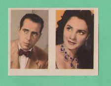 1959 Ruiz Romero  Humphrey Bogart/Judy Labrence Film Star card ..Tough Set. picture
