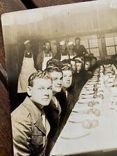 WW2 1944 PHOTOS B&W MILITARY SOLDIER'S MESS HALL POTATOES OOAK RARE picture