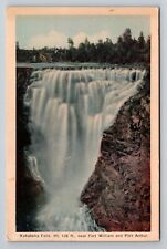Kakabeka Falls Fort William Port Arthur Ontario Vintage Posted 1937 Postcard picture