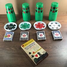 Card Game Group Setup: 24 Cups+4 Bicycle Decks+4 Winner Coasters+Hoyle Game Book picture
