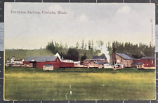 Vintage 1919-1920  Color  Postcard Furniture Factory Chehalis Washington picture
