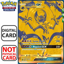 LUNALA GX SM103a Gold - DIGITAL CARD - Hidden Fates Pokemon TCG Online PTCGO picture