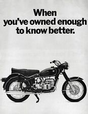 1968 BMW R69S Motorcycle Original Print Ad picture