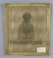Antique Gilt Framed Memorial Rubbing from St. Mary's Church in England picture