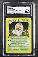 CGC 6.5 - Pokemon Vintage 2000 Dark Arbok 2/82 Team Rocket - 1st Edition Holo picture