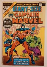 Giant Size Captain Marvel #1 (Hulk/Captain America vs Captain Marvel) 1975 picture