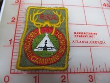 Older National Camping School collectible patch (g73) picture
