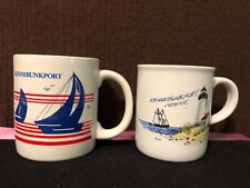 vintage Kennebunkport Maine coffee mugs  2     h picture
