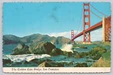 The Golden Gate Bridge, San Francisco CA California 4x6 Postcard, Posted 1977 picture