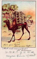 Toledo OH Kar-A-Van Caravan Coffee Advertising Camel Desert Vtg Postcard D17 picture