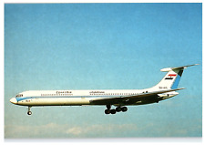 Egypt Air Ilyushin 62 Airplane Postcard picture