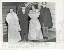 Press Photo President Dwight, Mamie, John & Barbara Eisenhower, Washington picture