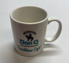 Vintage Serralles Don Q Rum Carribean Cafe Puerto Rico Ceramic Coffee Mug Cup picture