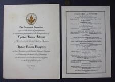 1965 Lyndon B. Johnson & Hubert H. Humphrey Presidential Inaugural Invitation--- picture