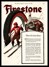 1917 Firestone Tires Original Magazine Ad picture