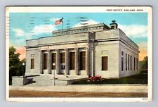 Ashland OH-Ohio, United States Post Office Vintage c1927 Souvenir Postcard picture