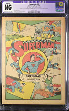 SUPERMAN #3 CGC NG (DC 1940) Complete interior coverless please read picture