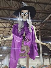 NEW Purple Witch Outfit Kit For 12 Foot Skeleton Halloween picture