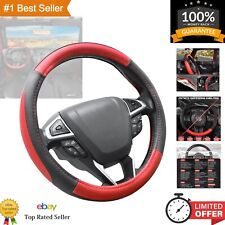 Durable Non-Slip Microfiber Leather Cover for Reliable Steering Wheel Protection picture