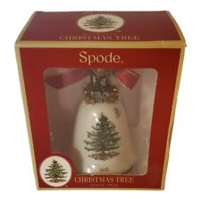 Spode Christmas Tree Ornament Teddy Bear 2015 Annual Bell New In Box picture