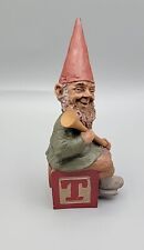 Tom Clark Gnome Letter T 85 Figurine Signed Vintage  picture