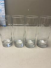 Set Of 4 Jack Daniels Tennessee Whiskey Highball Glasses Old No.7 Christmas NEW picture