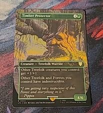 Timber Protector | Silver Foil Borderless | LOTR: Tales of Middle Earth | MTG  picture