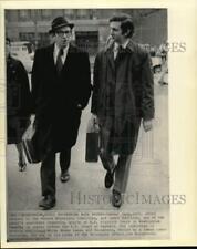 1974 Press Photo Watergate Committee Chief Counsel Samuel Dash, James Hamilton picture