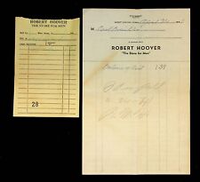 1941 Robert Hoover Men's Store West Union IA Iowa Menswear Clothing picture