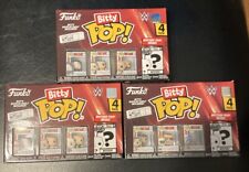 WWE Funko Bitty Pop Mini-Figure 4-Pack Almost The Entire Set. 3 Out Of 4 Here picture