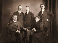 The industrialist Moriz Kuffner with Elsa and the 3 sons 1922 OLD PHOTO picture