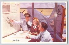 Postcard American Airlines Advertising Club New York 1948 Flagship Dmitri picture