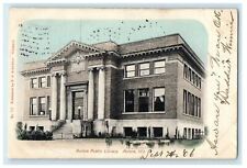 1906 Aurora Public Library, Aurora Illinois IL Antique Posted Postcard picture