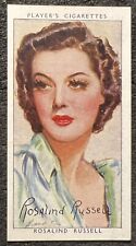 1934 PLAYERS CIGARETTES FILM STARS SERIES 3 ROSALIND RUSSELL #43 EX EX/NM picture