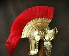 Halloween Roman Fully Brass Helmet Centurian Ancient Knight Armor helmet picture