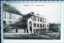 77 DISCOUNT CIVIL HOSPITAL 1910 RARE ANIMATED POSTCARD CPA SEINE-&-MARNE VILLAGE picture