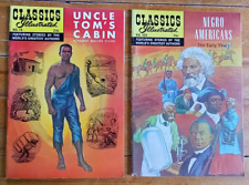2 Classics Illustrated #15 Uncle Toms Cabin #169 Negro Americans Early Years picture