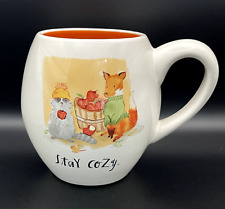 Rae Dunn STAY COZY Orange Inside w/Fox & Squirrel Artisan Collection By Magenta picture