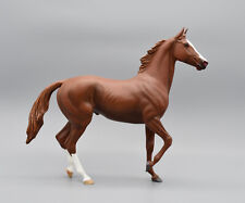 Custom Hand Painted Lonesome Glory Breyer Horse - Chestnut Thoroughbred - 1:9 picture