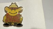 Wal-Mart Smiley Cowboy Ranger Blazin A Trail Employee Lapel Pin Pinback picture