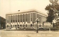 North Dakota Devil's Lake Memorial Building 1930s RPPC Photo Postcard 22-7646 picture