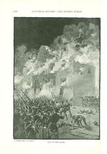 1905 Print American History United States Fall Of The Alamo O.M. Dunham picture