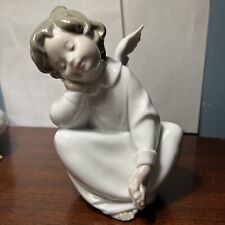 LLADRO #4961 ANGEL DREAMING RETIRED GLOSS PORCELAIN FIGURINE MINT  picture