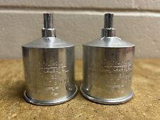 Lot of 2 Vintage Coleman Camping No. 0 Filter Funnels -Only 1 Blue Filter Insert picture