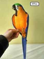 big foam&feather simulation little wings blue&orange parrot bird gift about 45cm picture