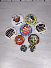 Vtg  80s 90s Tinkerbell Mickey Wilderness Toontown Badge Disney Button Pin Lot 9 picture